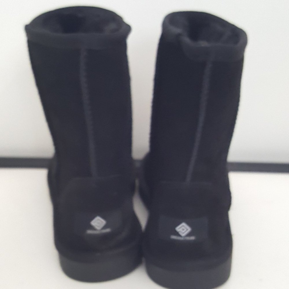 New DREAM PAIRS Womens Faux fur Mid Calf Sheepskin Insole Winter Ankle Snow Boot - Picture 4 of 7